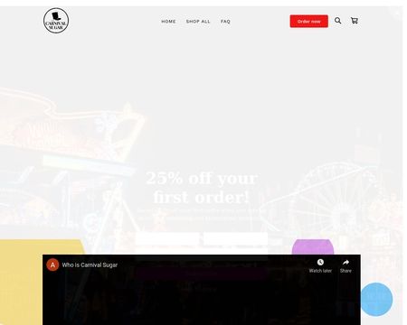 website thubmnail of Carnivalsugar