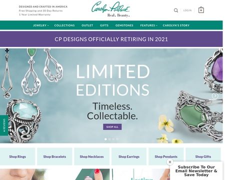 website thubmnail of Carolyn Pollack Jewelry