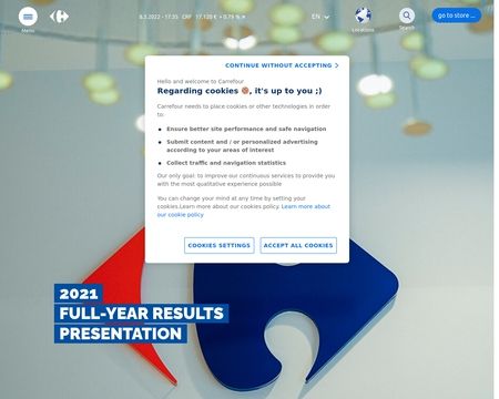 website thubmnail of Carrefour