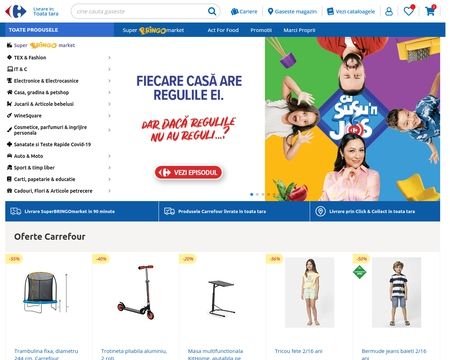 website thubmnail of Carrefour.ro