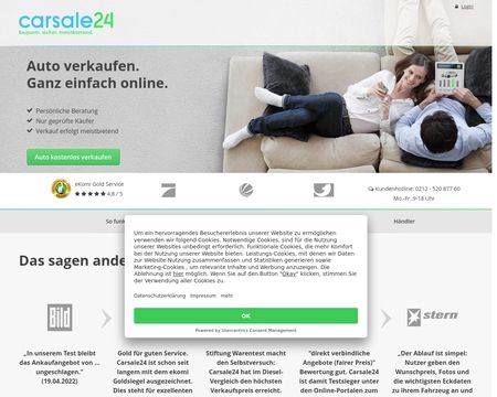website thubmnail of Carsale24