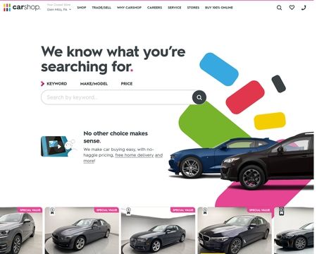 website thubmnail of CarSense