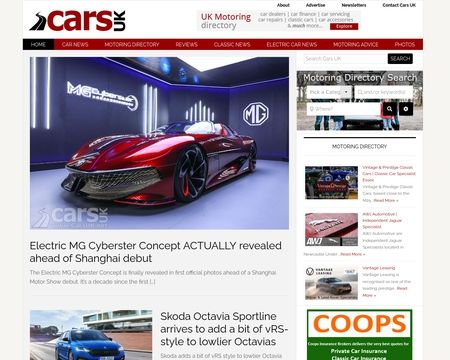 website thubmnail of Cars UK
