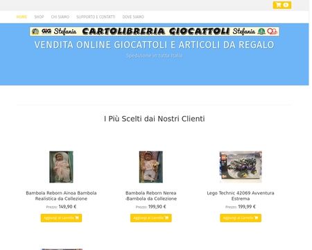 website thubmnail of Cartolibreriagiocattolistefania.it