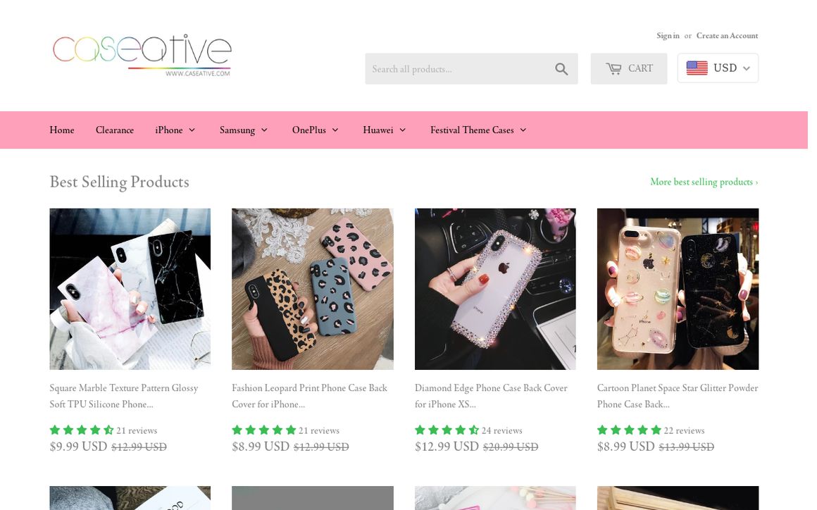 website thubmnail of Caseative