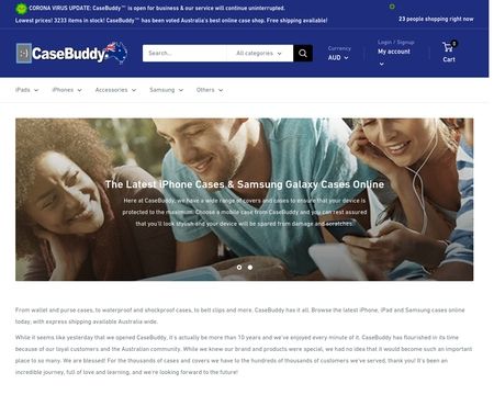 website thubmnail of CaseBuddy USA