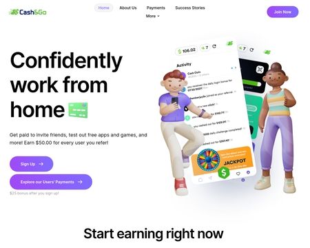website thubmnail of Cashandgo.co