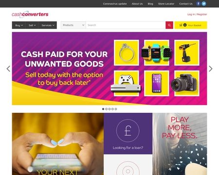 website thubmnail of CashConverters UK