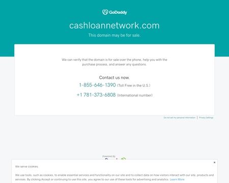 website thubmnail of CashLoanNetwork.com