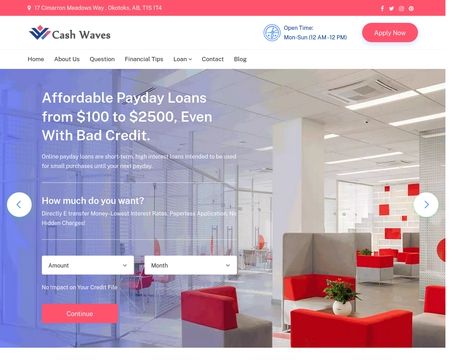 website thubmnail of Cashwaves.ca