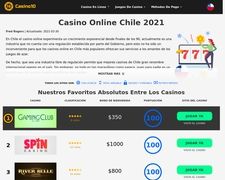 Thumbnail of Casinochile10.com