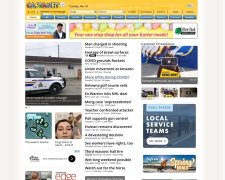 website thubmnail of Castanet.net
