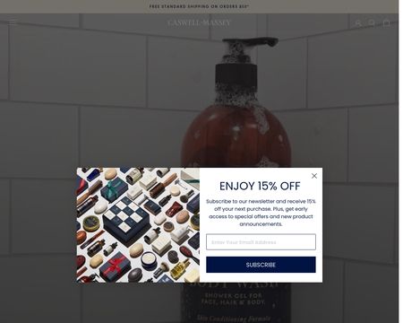 website thubmnail of Caswell Massey