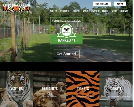 website thubmnail of Catty Shack Ranch Wildlife Sanctuary