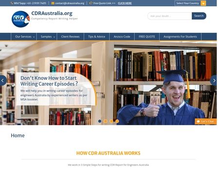 website thubmnail of CDR Australia