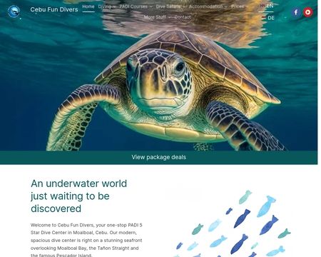 website thubmnail of Cebufundivers