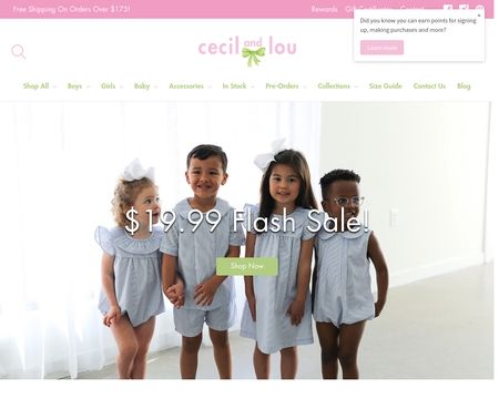 website thubmnail of Cecil and Lou