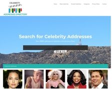Thumbnail of Celebrity Addresses Directory
