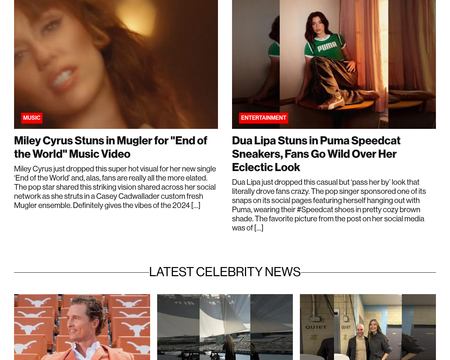 website thubmnail of Celebrity Insider