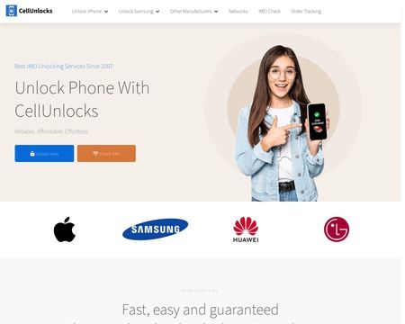 website thubmnail of Cellunlocks