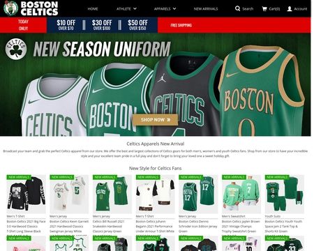 website thubmnail of Boston Celtics