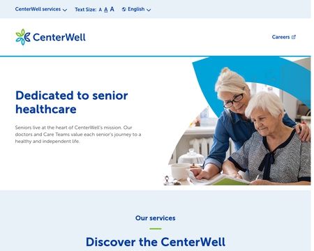 website thubmnail of Centerwell