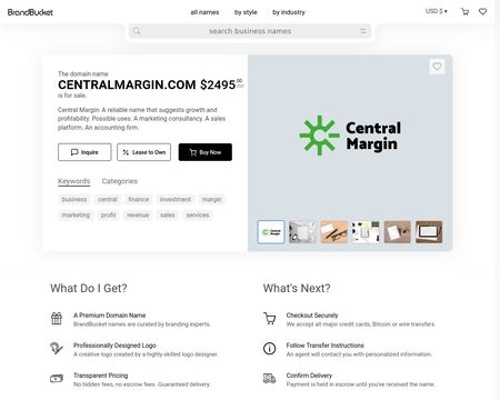 website thubmnail of Centralmargin