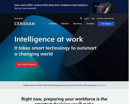 website thubmnail of Ceridian