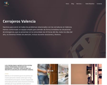 website thubmnail of Cerrajeroseconomicosvalencia.es