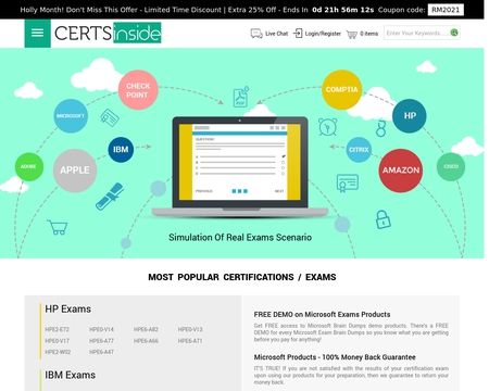 website thubmnail of Certsinside