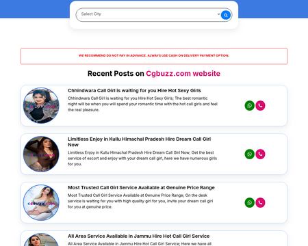 website thubmnail of Cgbuzz