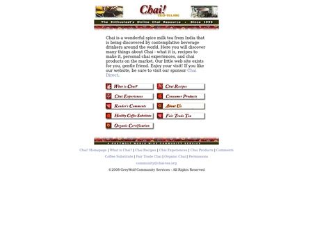 website thubmnail of Chai-tea.org