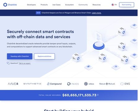 website thubmnail of Chain.link