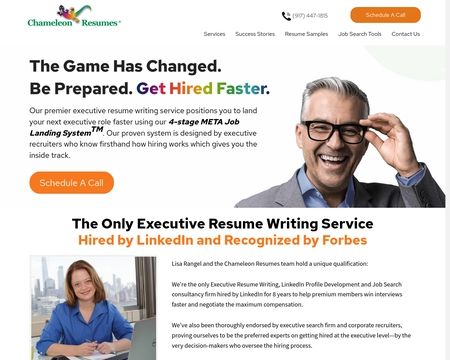 website thubmnail of Chameleon Resumes