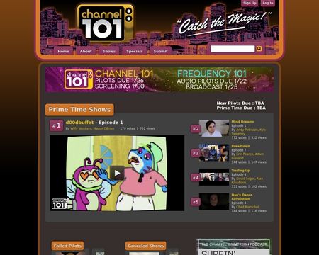 website thubmnail of Channel101