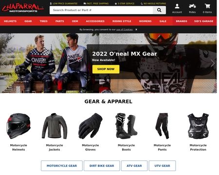 website thubmnail of Chaparral-Racing
