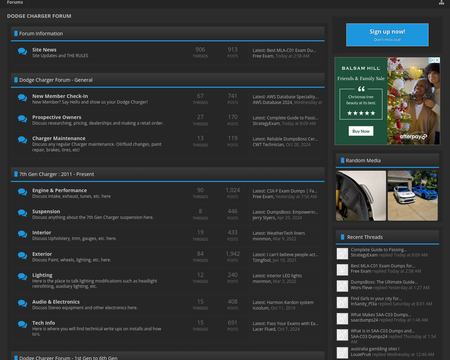 website thubmnail of Chargerforum.net
