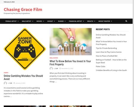 website thubmnail of Chasinggracefilm