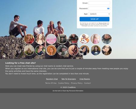 website thubmnail of Chatblink