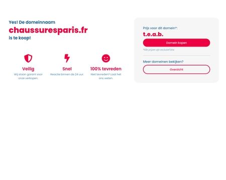 website thubmnail of Chaussuresparis.fr