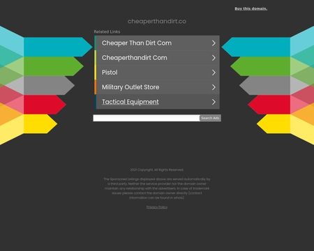 website thubmnail of Cheaperthandirt.co