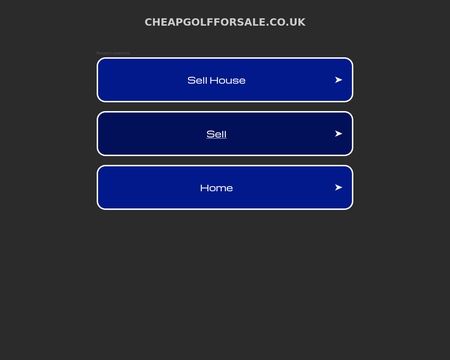 website thubmnail of Cheapgolfforsale.co.uk