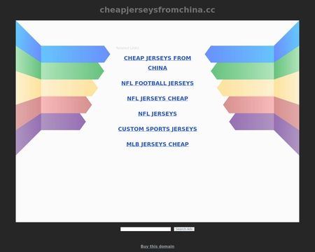 website thubmnail of Cheapjerseysfromchina.cc