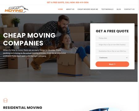 website thubmnail of CheapMovingCompanies.co