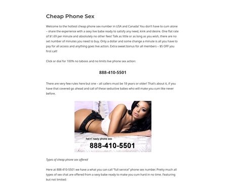 website thubmnail of Cheapphonesex.org