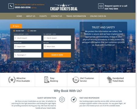 website thubmnail of Cheapticketsdeal.co.uk