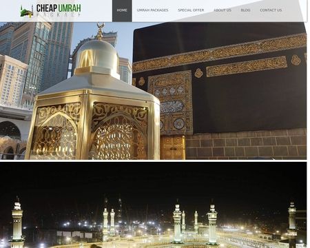 website thubmnail of Cheap Umrah Package