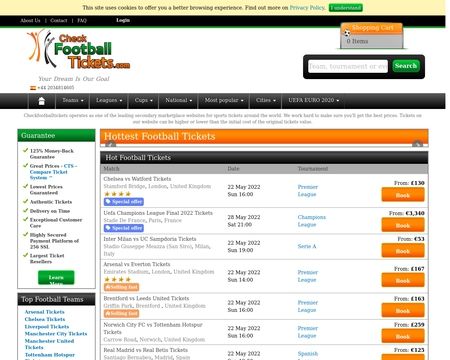 website thubmnail of Check Football Tickets