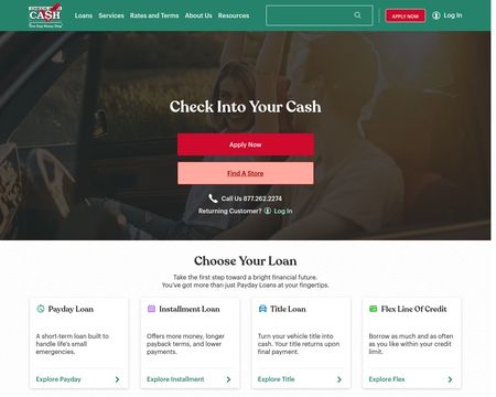 website thubmnail of CheckIntoCash