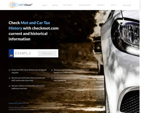 website thubmnail of Checkmot